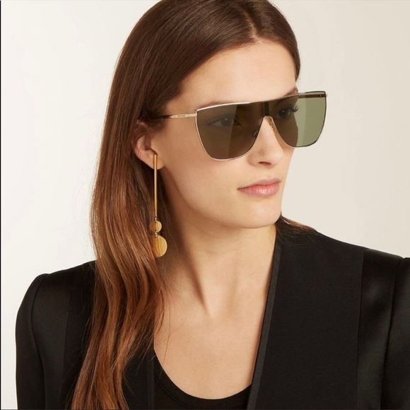 BRAND NEW SAINT LAURENT SL 1 Mask 002 Unisex Sunglasses - Picture 10 of 10